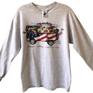 The Duck Company JOE Vintage T-Shirt BEAR VALLEY CA Long Sleeve